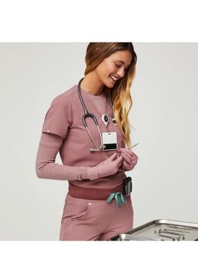 Mineral Mauve Yola™ High Waisted 2.0 - Skinny
Scrub Pants | FIGS